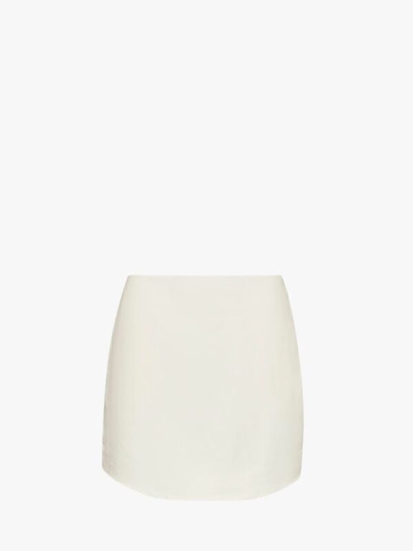 Basic Mini Skirt White