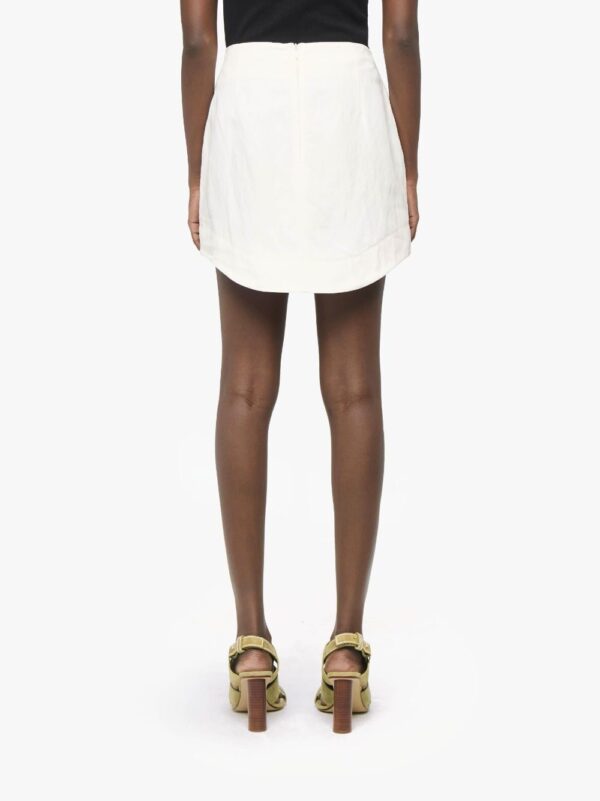 Basic Mini Skirt White - Image 3
