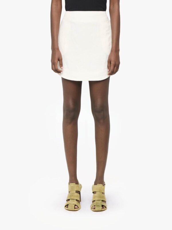 Basic Mini Skirt White - Image 2