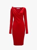 Eve Midi Dress Red