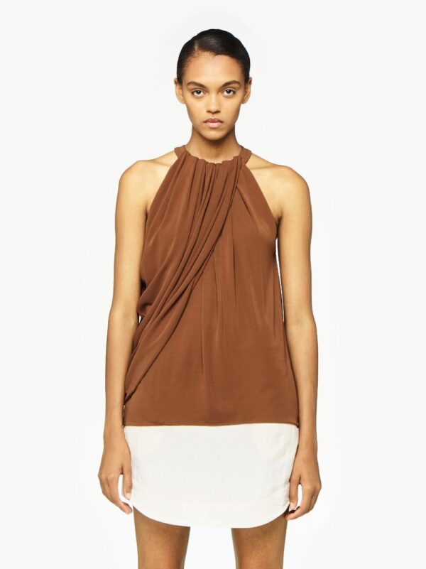 Lyora Halter Top Brown - Image 2