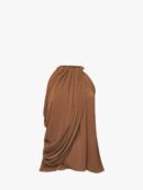 Lyora Halter Top Brown