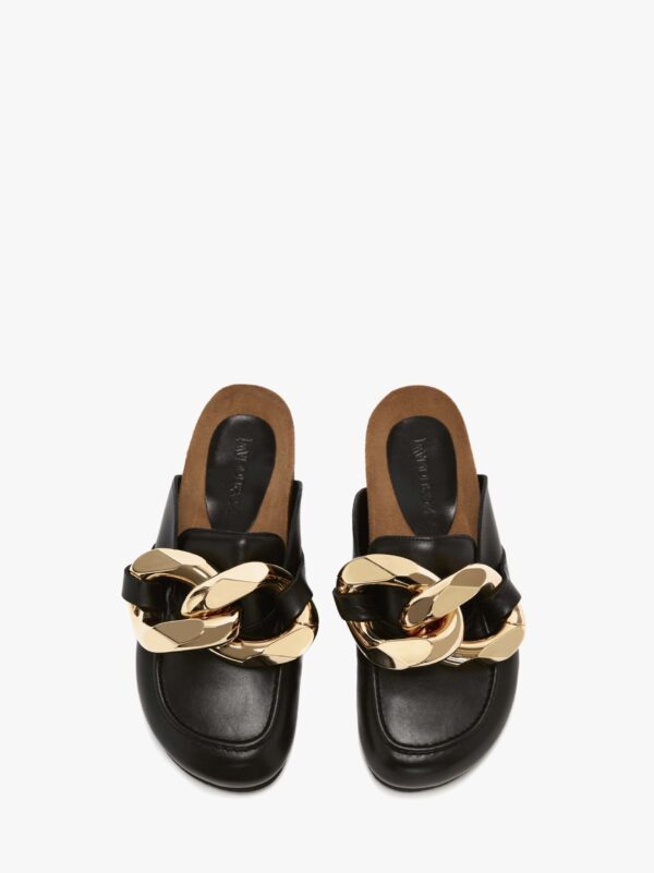 Carpenter Loafer Black Mules - Image 4