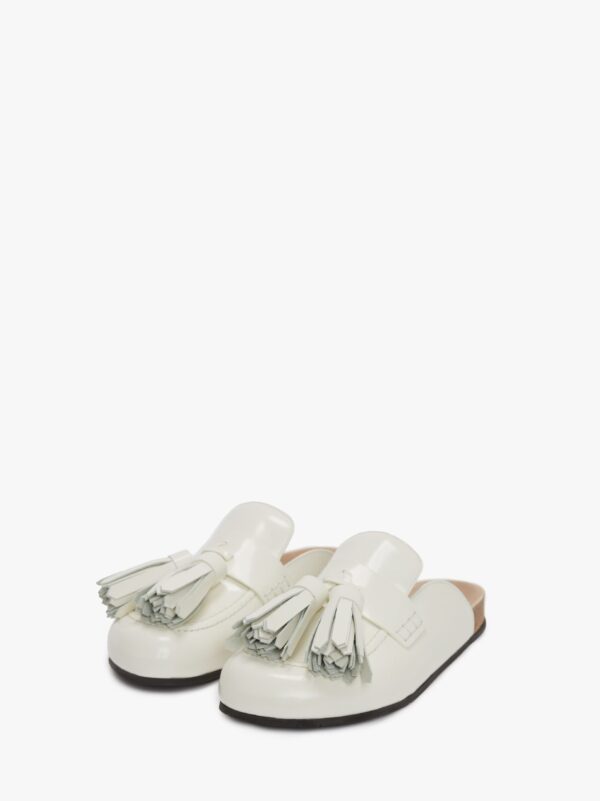 Coe Loafer White Mules - Image 2