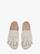 Coe Loafer White Mules