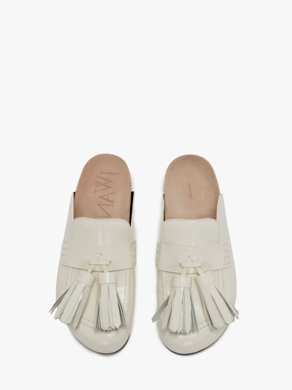 Coe Loafer White Mules - Image 3